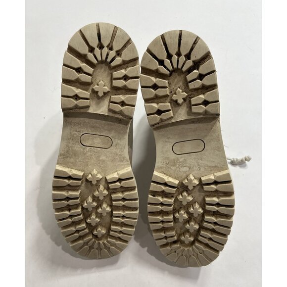 Hood by Air Avalanche Deconstructed Custom Boots in Cream - Picture 8 of 9